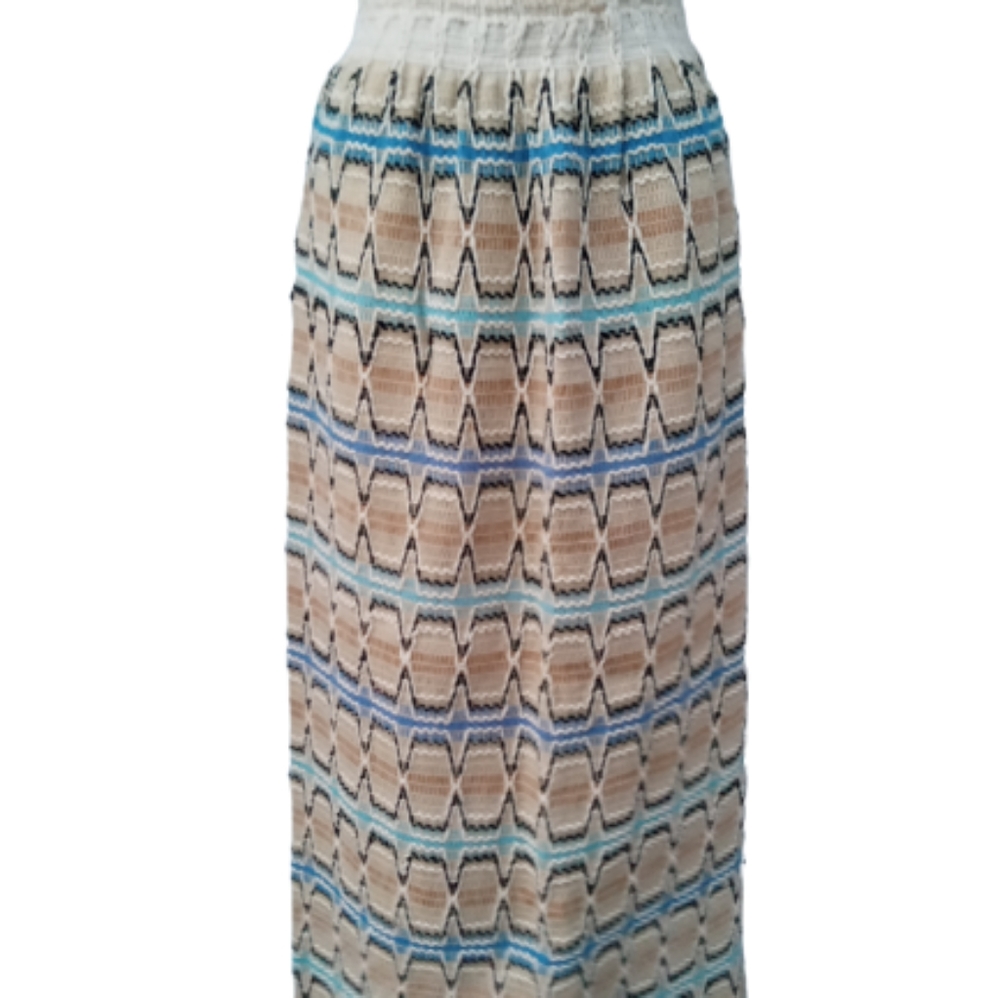 1960's Jonathon Logan Long Hippie Yarn Maxi Skirt